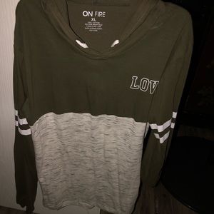 Brand new on fire sweater